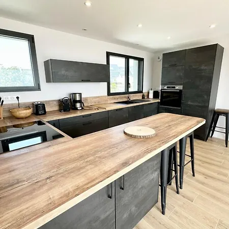 Luxury ! Contemporaine Neuve Vue Imprenable 180 Hébergement de vacances Ploemeur